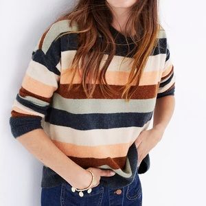 Madewell Elmwood Stripe Pullover Sweater